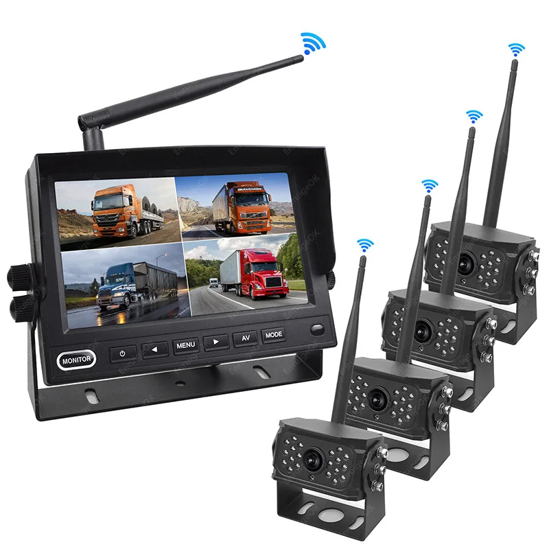 ERG-7004-FD3-4 wireless reversing camera kit