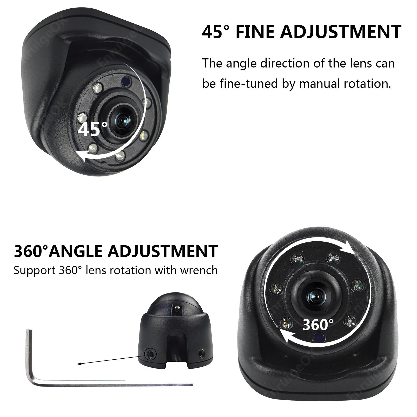 EnruigeOK Multi Purpose Mini Camera - illustrated product details