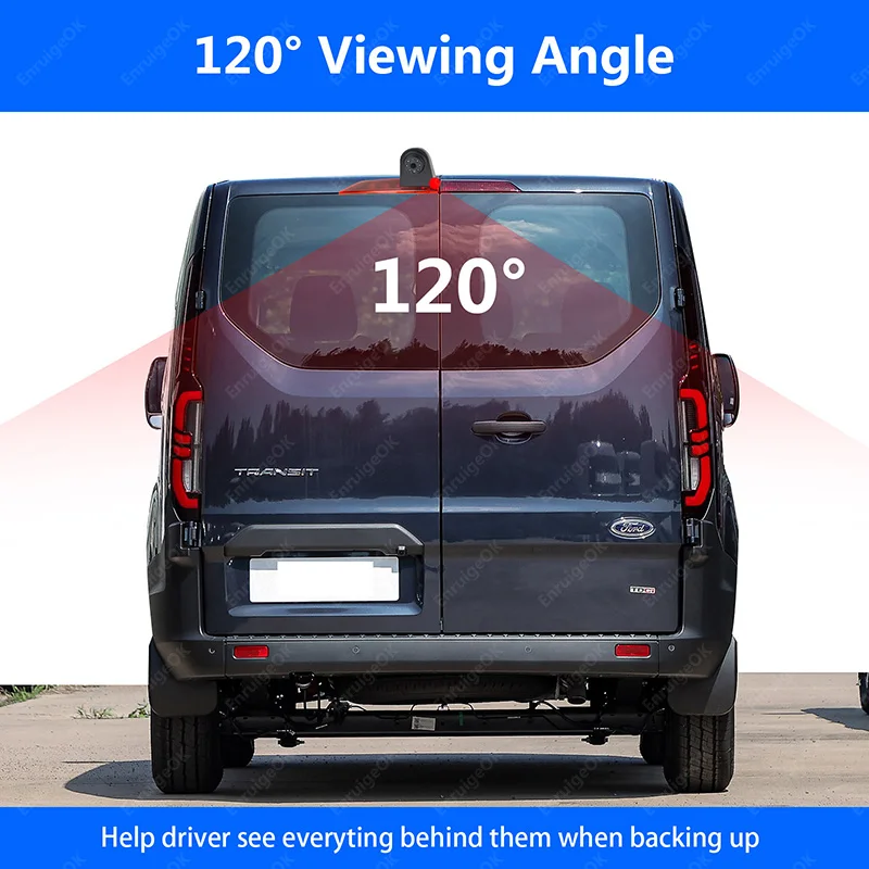 Ford Transit Custom (Barn/Split Door Bulb Version) (Fit original bulb into housing) - illustrated product details