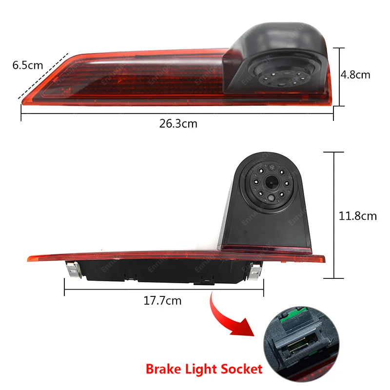Ford Transit Custom (Barn/Split Door Bulb Version) (Fit original bulb into housing) - illustrated product details