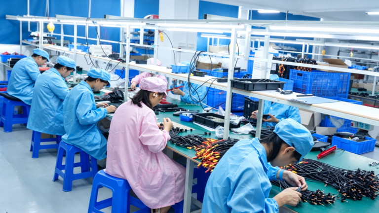 Enruige vehicle electronics production line